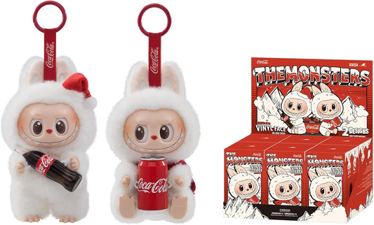 POP MART The Monsters COCA-COLA Series-Vinyl Face Blind Box, 6PCS,Random Design Action Figures Collectible Toys Home Decorations, Holiday Birthday Gifts, Whole Set