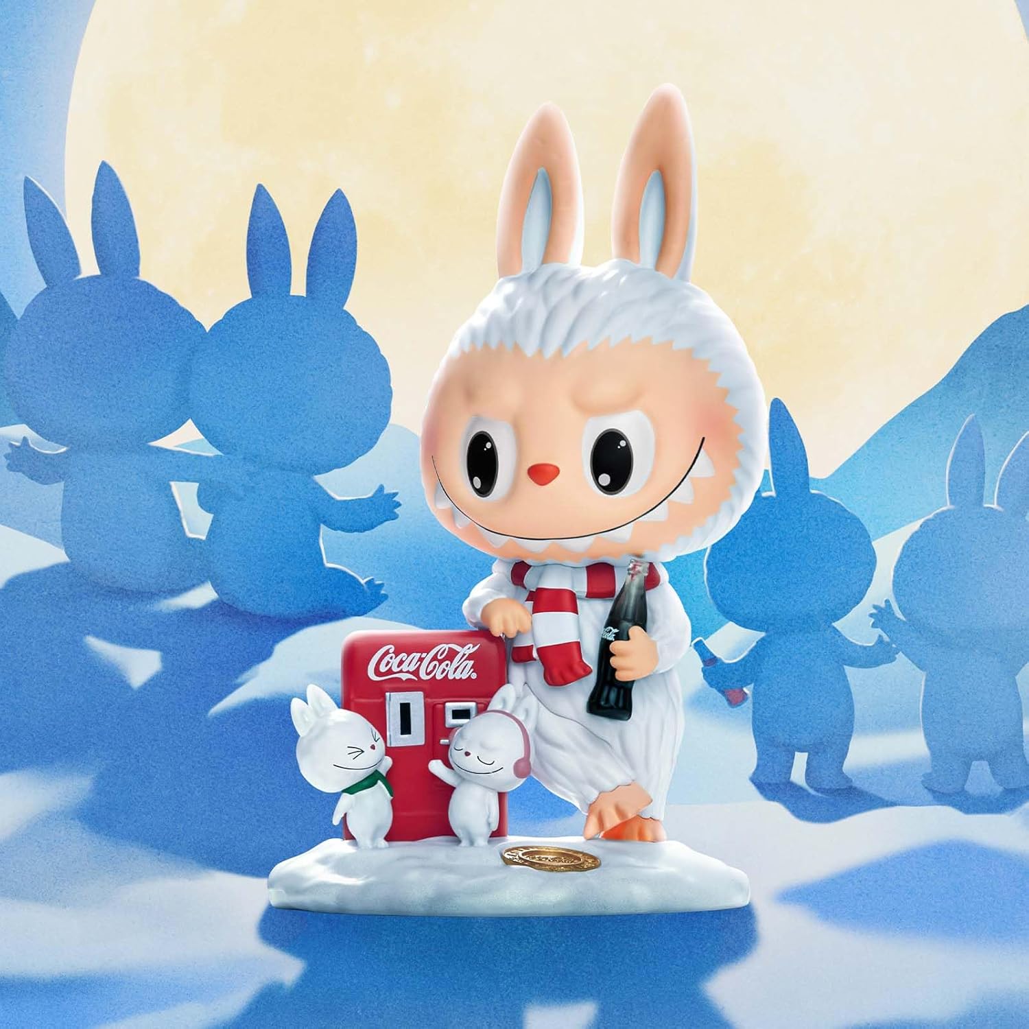 POP MART The Monsters Coca-Cola Series, Blind Box Figures, Random Design Action Figures Collectible Toys Home Decorations, Holiday Birthday Gifts, Single Box