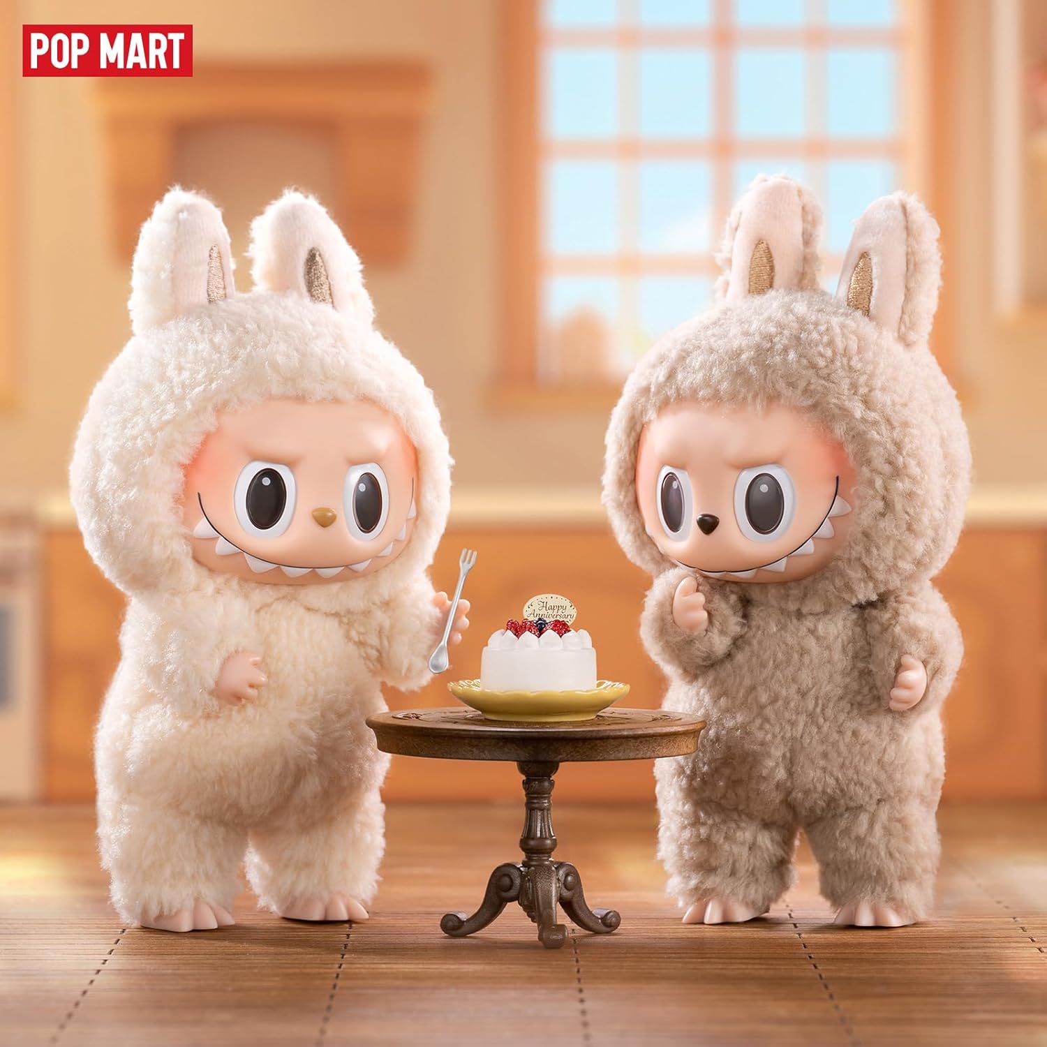 POP MART The Monsters - Tasty Macarons Vinyl Face Blind Box, Random Design Action Figures Collectible Toys Home Decorations, Single Box